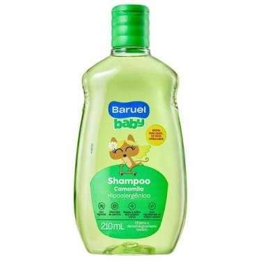 Imagem de Shampoo Infantil Camomila Hipoalergênico 210ml Baruel Baby