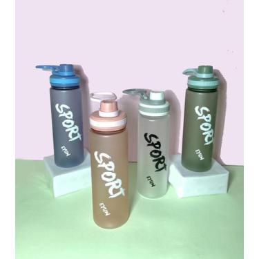Imagem de Garrafa Squeeze Academia Fitness Sport Cores C/Alça 700ml - TOP ÚTIL, 
