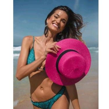 Imagem de Chapéu Paris Feminino Rosa Pink Fibra Sintética - Rei Look