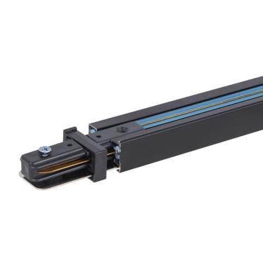 Imagem de Conexao Reta 1010020 para Sistema de Iluminacao Linear Componente de Trilho Preto Loop