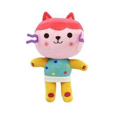 Imagem de Brinquedo De Pelúcia Gato Sorridente Para Crianças, Boneca Gabby Dollh
