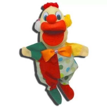 Imagem de Fantoche pequeno 3d em tecido: palhaço - luqueta - 79, U
