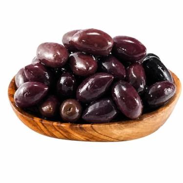 Imagem de Azeitona Preta Com Caroço Kalamata Premium PESO:1kg - Bacalhau, Azeite