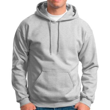 Imagem de Conjunto Moletom e Calça Liso Blusa de Frio Com capuz-Masculino