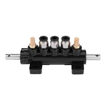 Imagem de KIMISS Válvula de controle de ar para carro com pedal para Tire Trocador de Pneus Suprimentos Ferramenta Tipo B, Liga de alumínio (Branco) (A)