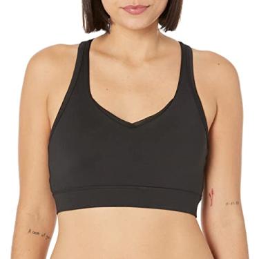 Imagem de Jockey Sutiã esportivo feminino Active Lotus Crossover nadador, Preto escuro, G