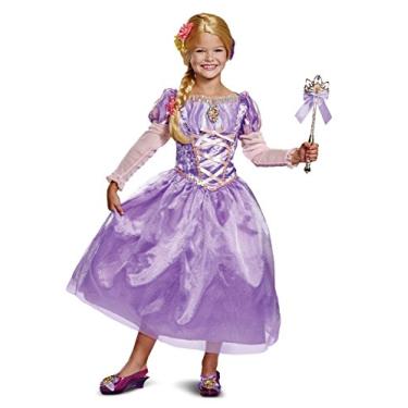 Imagem de Disguise Disney Princess Rapunzel Tangled Deluxe Girls' Costume Purple, X-Small/(3T-4T)