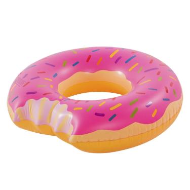 Imagem de Boia Inflável Rosquinha Donuts Rosa Bel