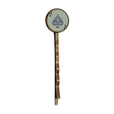 Imagem de Talheres retrô de metal para jogos com estampa de cartas de baralho