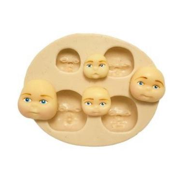 Imagem de Molde De Silicone Rostos, Resina, Confeitaria, Biscuit Molds Planet