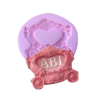 Imagem de Molde De Silicone Carruagem, Princesa, Castelo
