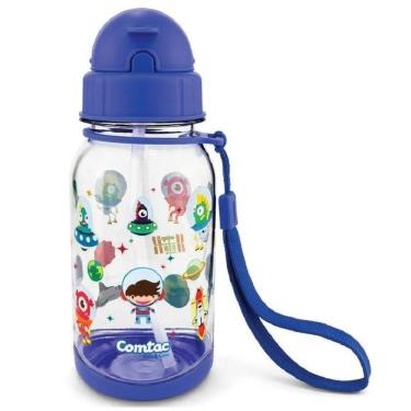 Imagem de Copo Tritan Com Canudo Space 400ml (18m+) - Comtac Kids