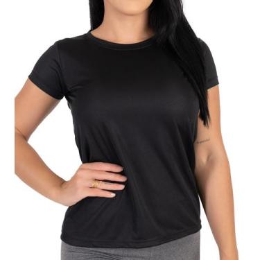 Imagem de Camiseta Dry Fit Feminina 100% Poliester Academia Corrida - Tok10