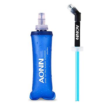 Imagem de C/H Garrafa de água dobrável de 250 ml 450 ml 500 ml livre de BPA Garrafa de água dobrável livre de TPU para corrida, ciclismo, hidratação, saco de cintura