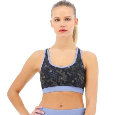 Imagem de TYR Top de natação feminino padrão Durafast Elite Lyn costas nadador