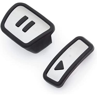 Imagem de GZBFTDH Pedal de acelerador de carro, para pedal de freio Vw Taos capa protetora de almofada de combustível pedal antiderrapante (capas de espelhos laterais)