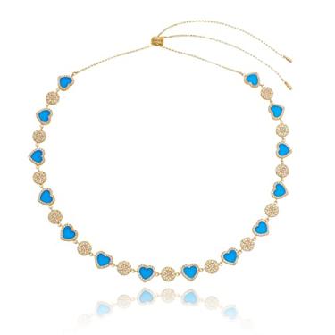 Imagem de Colar Corações em Pedras Naturais