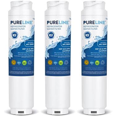 Imagem de Substituição de filtro de água PURELINE 644845 e 9000194412. Compatível com Bosch Ultra Clarity 644845, 9000194412, 9000077104, REPLFLTR10 e Miele KWF1000. (Pacote com 3)