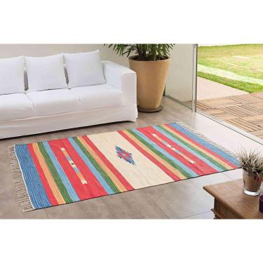 Imagem de Tapete Kilim 100% Algodão 0,60 x 0,90 Des 004 Niazitex
