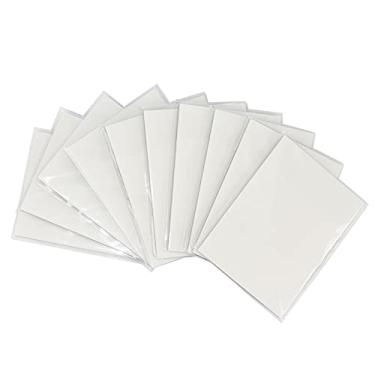 Imagem de Bloco de notas adesivas transparentes de 7,9 cm × 9,5 cm Notas autoadesivas fortes, 10 blocos, bloco de notas à prova d'água, 50 folhas por bloco