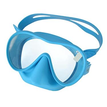 Imagem de SM SunniMix Óculos de Snorkel de Silicone Antiembaçante com de para Adultos E Homens Piscina, Azul