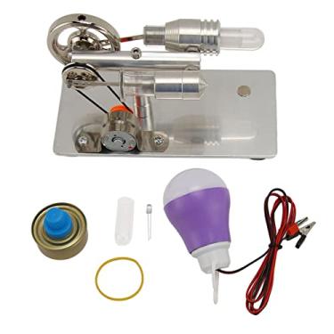 Imagem de Stirling Motor Motor Modelo T Tipo Educacional Stirling Motor Gerador Motor Brinquedo Stirling Motor Modelo Kit Física Ciência Brinquedo Educacional