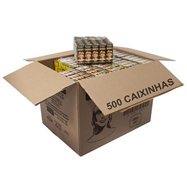 Imagem de Kit 500 caixinhas Palitos de Dentes Roliços de Madeira Gina de 100 unidades para festas petiscos restaurantes e lanchonetes porções