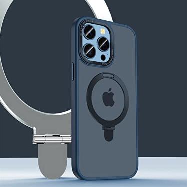 Imagem de Magnético para iPhone14 13Pro Max capa de celular com suporte anti-queda com tudo incluído capa de celular, T7, para iphone 12 mini