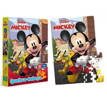 Imagem de Quebra Cabeça Puzzle 60 Peças Mickey Disney Junior Toyster