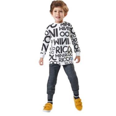 Imagem de Conjunto Infantil Menino Camiseta Malha Calça Ref 2037 - Ricco
