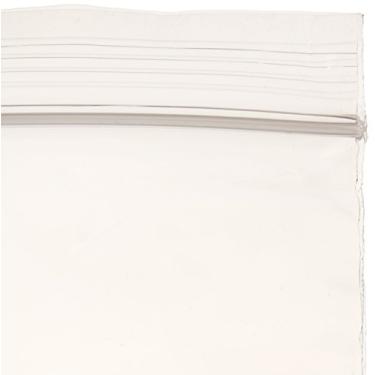 Imagem de Embalagem com 100 unidades Rok Hardware, resistente, 25,4 cm x 33 cm, dispensador de plástico para escrita, grande, transparente, com zíper, sacos de armazenamento seguros para alimentos, grande