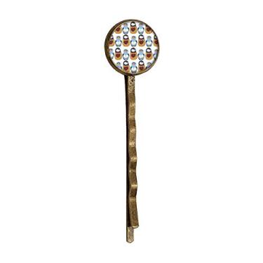 Imagem de Pôster de boneca Rússia Matrioska Country Culture Retro Metal Hair Bobby Pin Headwear