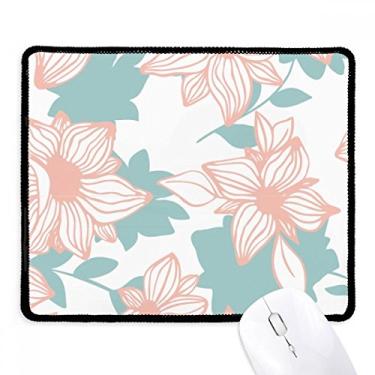 Imagem de Mouse pad Blue Curacao Flower Plant Paint Tapete de borracha para jogos
