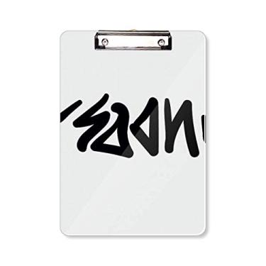 Imagem de Soon Engraçado Citação Mão Prancheta Pasta, Bloco de Escrita Placa de Apoio A4