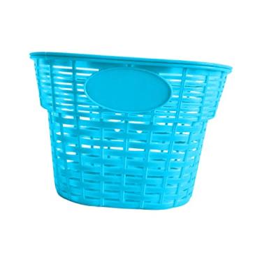 Imagem de Fancyes Cesta de bicicleta infantil, cesta de dianteira traseira, cesta de bicicleta armazenamento cesto de bicicleta bolsa de carga para transporte, Azul