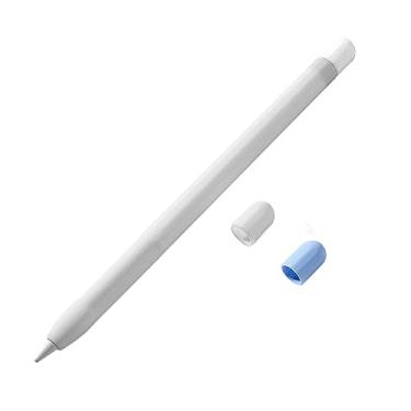 Imagem de Capa de Proteção Compatível com Apple Pencil 1a e 2a Geração Anti Impacto Com Abertura Extra Para Carregamento Rápido Supra Supply (Capa Branca)