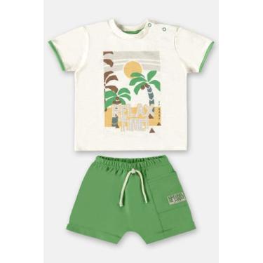 Imagem de Conjunto Bebê Camiseta E Short Tropical - Cutti Boutique