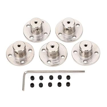 Imagem de Conector De Acoplamento De Alta Dureza OKJHFD, 5PCS Conector De Acoplamento De Flange 45 Aço 2 Mm Guia De Flange Acoplador De Eixo Para Motores De Modelo RC DIY