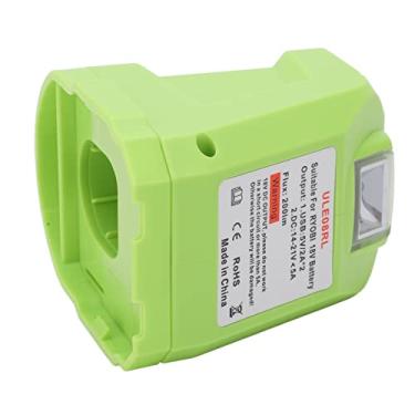 Imagem de Adaptador de Bateria de Lítio, Conversor de Bateria de Lítio Li-Iu Bi 18V Saída USB Com Holofote, Soquetes, Conversores, Soquete, Conversor, Baterias