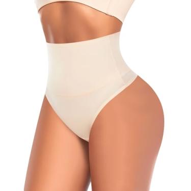 Imagem de Modelador de tanga com controle de barriga para mulheres calcinha modeladora de cintura...
