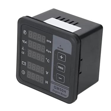 Imagem de Controlador de conjunto de gerador, controlador de conjunto de gerador DC8-36V controlador de gerador de interface padrão gerador de medidor de motor digital,