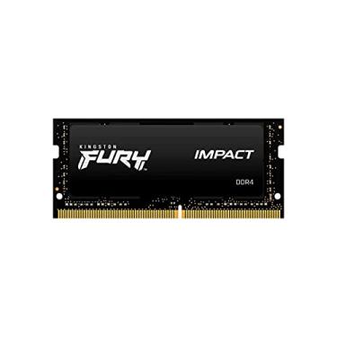 Imagem de KF432S20IB/32 - Memória 32GB SODIMM DDR4 3200Mhz FURY Impact 1,35V 2Rx8 260 pinos para notebook, Preto