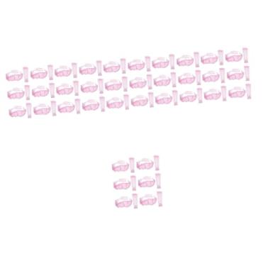 Imagem de Baluue 120 Conjuntos Conjunto de calcinha de sutiã tops femininos negros cuecas descartáveis sutiãs lingerie preta acessórios de salão calcinhas descartáveis baixo roupa íntima alça rosa