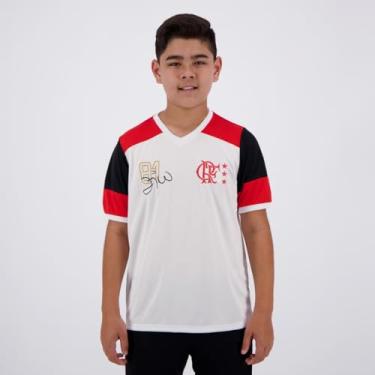 Imagem de Camisa Flamengo Zico Retrô nº10 Infantil, Tam 10