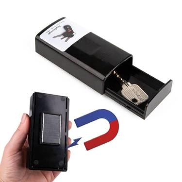 Imagem de Escondedor magnético de chaves, esconda uma chave magnética do carro, esconda uma chave do lado de fora, caixa magnética para chaves para carros, trailers, barcos, casas, aluguéis e emergências do