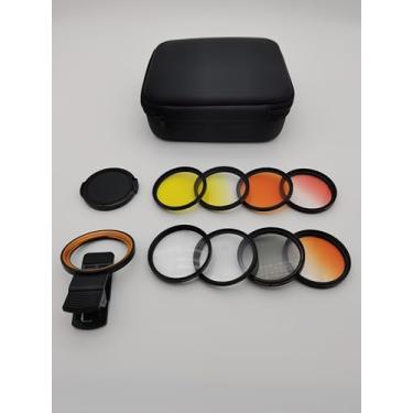 Imagem de Saricho Lentes Reef Coral para telefone, câmera de smartphone, lentes de recife, 11 kits em um conjunto de lentes de filtro de recife de coral inteiro, 1 capa contra poeira, 2 clipes, 8 lentes