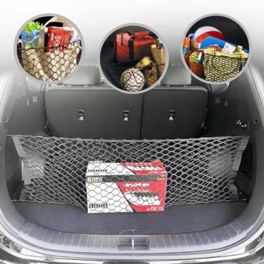 Imagem de TN TrunkNets Inc Rede de Carga de Porta-Malas Estilo Envelope para Hyundai Santa Fe SE SEL 2021-2025 - Organizadores e Armazenamento de Porta-Malas Premium - Rede de Carga para SUV - Preto