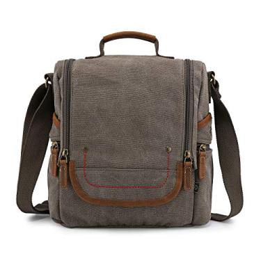 Imagem de TSD Bolsa tiracolo de lona Atona Traveler da marca, Oliva, Small