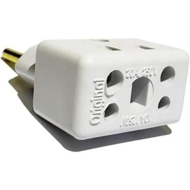 Imagem de Transforme Suas Tomadas com o Kit 03 Adaptadores Tomada T Bob Benjamin 10A/20A Bivolt 250v Adapte suas tomadas Compatível com Airfryer Microondas Secadores e mais