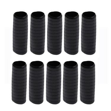 Imagem de 10 peças de ferramentas de plástico para peças de sapo de manga de arco de violino preto - e fácil de trabalhar - perfeito para acessórios de violino, violoncelo e viola - suprimentos para fabricação